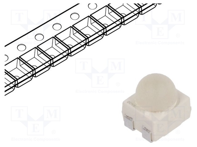 PINTALIITOS LED - 3528,PLCC4 - PUNAINEN - 3,2÷6,4LM - 3,4X3X3,8MM - 30° - 50MA - Pintaliitos LED - LS-E63F-EAFB-1-1 - 1