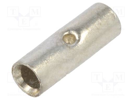 PÄÄTE: JATKOHOLKKI - KUPARI - 10MM2 - TINATTU - PURISTETTAVA - Pääteholkit ja jatkoholkit - KLA-10-201 - 1