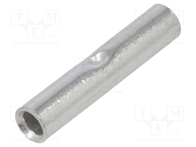 PÄÄTE: JATKOHOLKKI - KUPARI - 6MM2 - TINATTU - PURISTETTAVA - Pääteholkit ja jatkoholkit - KLA-6-301 - 1