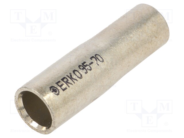 PÄÄTE: JATKOHOLKKI - PUNAINENUKTIO - KUPARI - TINATTU - PURISTETTAVA - Pääteholkit ja jatkoholkit - KLR-95-701 - 1