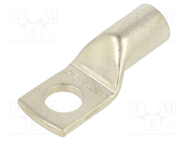 PÄÄTE: PUTKIKAAPELIKENKÄ - M16 - 120MM2 - PURISTETTAVA - TINATTU - Eristämättömät liittimet - KCS-16-1201 - 1