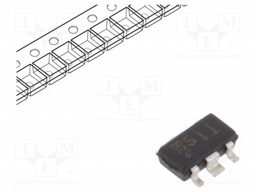 REGULAATTORI LDO,SÄÄDELTY - 0,05A - PG-SCT595 - SMD - LDO säätämätt. jännitestabilisaattorit - IFX21401MBHTSA1 - 1