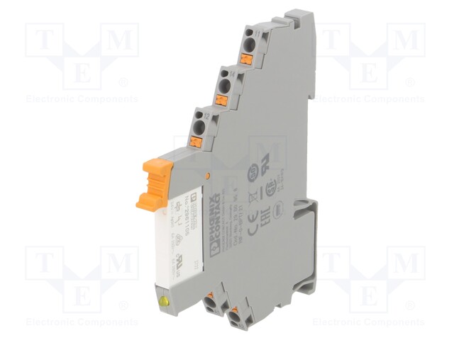 RELE: LIITÄNTÄ - SPDT - UKELAN: 24VDC - 6A - 6A/250VAC - 6A/250VDC - Elektromagneettiset relesarjat - RIF-0-RPT-24DC21 - 1