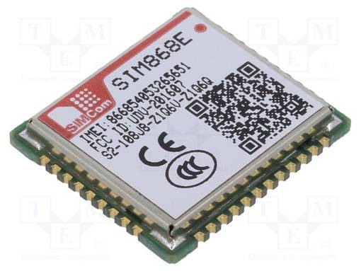 MODUULI: GPRS/GNSS - BLUETOOTH: 4.0 - 2G - 115200BPS - 77PAD SMT - SMD - M2M (GPRS/HSPA/LTE) moduulit - SIM868E-108J8-11 - 1