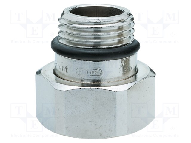 RUUVATTAVA LIITIN - ULKOKIERRE: G 1/2" - SISÄKIERRE: G 3/4" - Hydrauliikan kytkentälaitteet - HUMMEL-2908341201 - 1