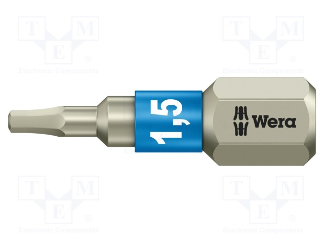 RUUVAUSKÄRKI - HEX-PLUS KUUSIOKOLOAVAIN - HEX 1,5MM - 1/4" - Ruuvauskärjet - WERA.05071070001 - 1