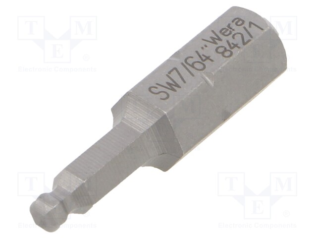 RUUVAUSKÄRKI - KUUSIOKOLO,PYÖRISTETTY - HEX 7/64" - Ruuvauskärjet - WERA.05380104001 - 1
