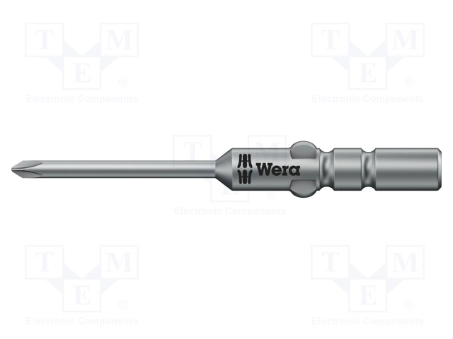 RUUVAUSKÄRKI - PHILLIPS - PH00 - PESÄN KOOT: 4MM - KOK.PIT: 60MM - Ruuvauskärjet - WERA.05135281001 - 1