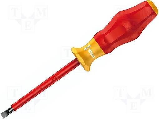 RUUVIMEISSELI - ERISTETTY - LITTEÄ - 5,5X1,0MM - TERÄN PIT: 125MM - Ruuvimeisselit ja sarjat - WERA.1160551 - 1