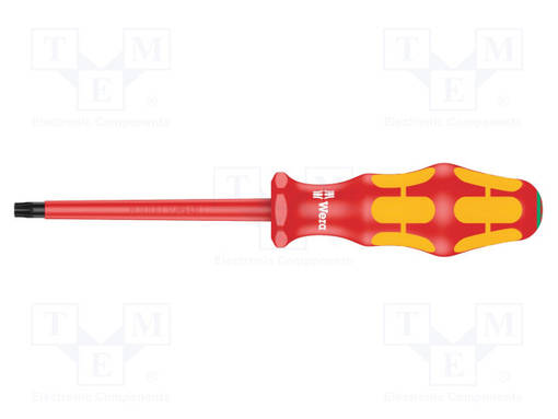 SCREWDRIVER: INSULATED - TORX® - TX30 - BLADE LENGTH: 100MM - 1KVAC - Ruuvimeisselit ja sarjat - WERA.05006178001 - 1