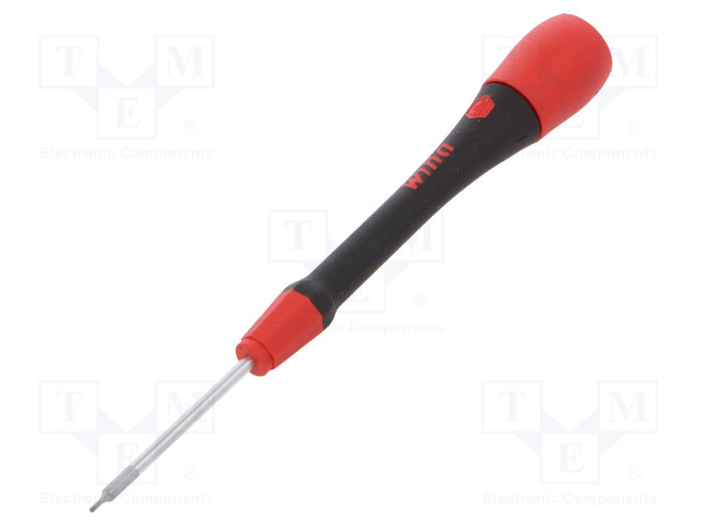 SCREWDRIVER: PRECISION - HEX KEY - HEX 0.9MM - BLADE LENGTH: 40MM - Ruuvimeisselit ja sarjat - WIHA.42421 - 1