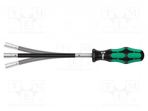 RUUVIMEISSELI - 6-KULMA HYLSYT - JOUSTAVALLA VARRELLA - Ruuvimeisselit ja sarjat - WERA.05028148001 - 1