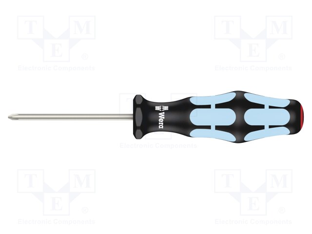 SCREWDRIVER: STANDARD - PHILLIPS - PH0 - BLADE LENGTH: 60MM - Ruuvimeisselit ja sarjat - WERA.05032020001 - 1