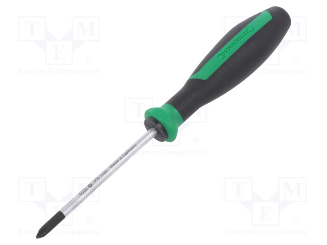 SCREWDRIVER: STANDARD - PHILLIPS - PH1 - DRALL+ - BLADE LENGTH: 80MM - Ruuvimeisselit ja sarjat - ST-46303001 - 1