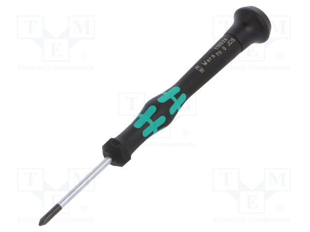 SCREWDRIVER: PRECISION - PHILLIPS - PH0 - BLADE LENGTH: 40MM - Ruuvimeisselit ja sarjat - WERA.05118026001 - 1