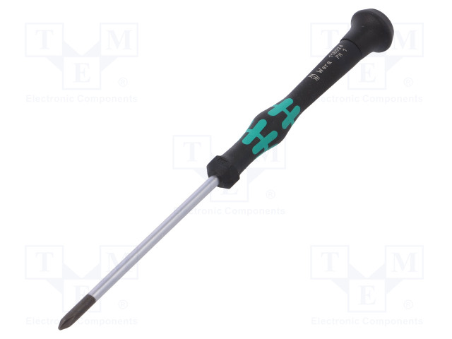SCREWDRIVER: PRECISION - PHILLIPS - PH1 - BLADE LENGTH: 80MM - Ruuvimeisselit ja sarjat - WERA.05118024001 - 1