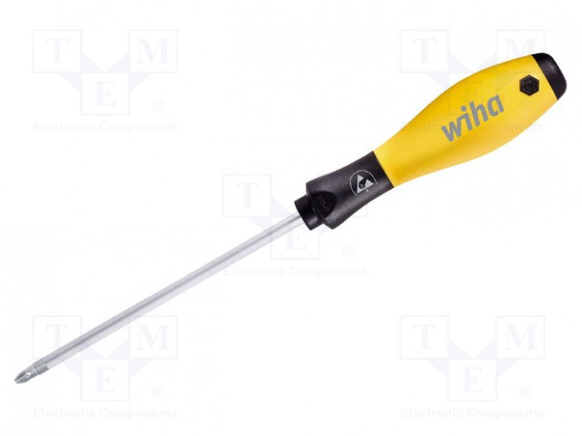 RUUVIMEISSELI - POZIDRIV® - PZ1 - ESD - SOFTFINISH® - TERÄN PIT: 80MM - Ruuvimeisselit ja sarjat - WIHA.313ESDPZ1 - 1