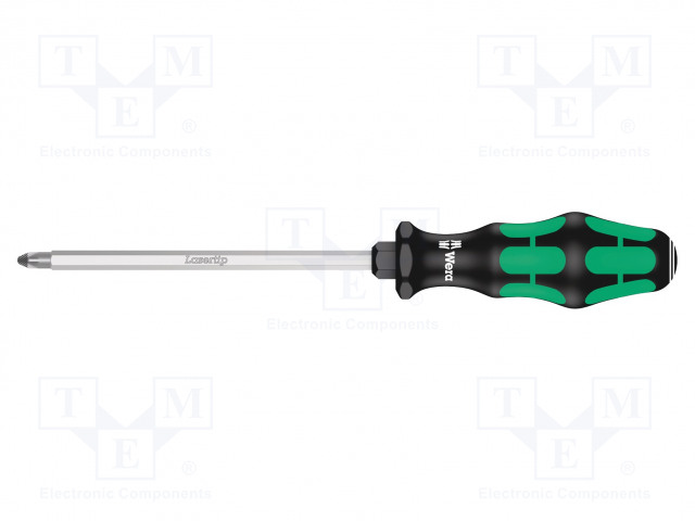 SCREWDRIVER: STANDARD - ASSISTED WITH A KEY - POZIDRIV® - PZ3 - Ruuvimeisselit ja sarjat - WERA.05009343001 - 1