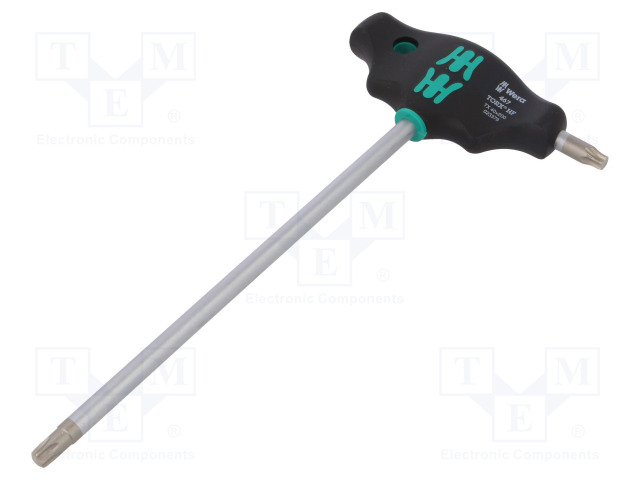WRENCH: TORX® - OVERALL LEN: 249MM - KIND OF HANDLE: T - 400 - Kuusiokolo- ja TORX avaimet - WERA.05023379001 - 1
