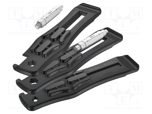 WRENCH-SET - APPLICATION: BICYCLE - 15PCS. - Hylsyavainsarjat - WERA.05004182001 - 1