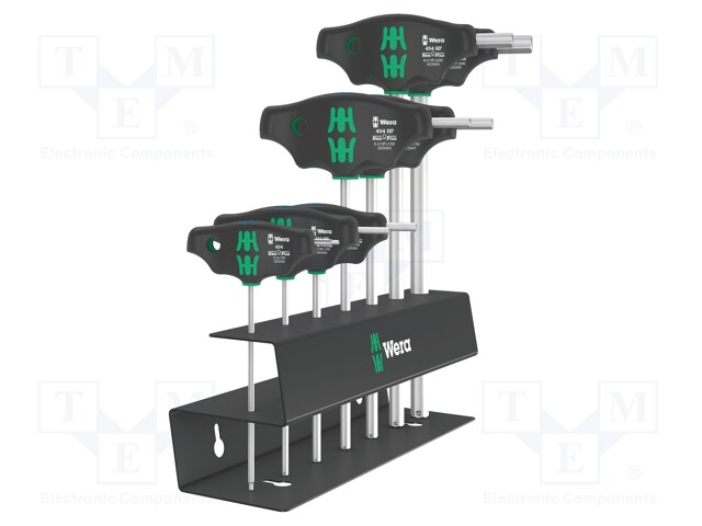 WRENCH: HEX KEY-SET - HEX PLUS - KIND OF HANDLE: T - 7PCS. - Kuusiokolo- ja TORX avaimet - WERA.05023453001 - 1