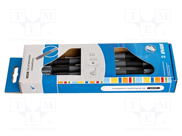 SARJA: RUUVIMEISSELIT - TARKKUUS-TORX® - PAHVI-RASIA - 7KPL - Ruuvimeisselit ja sarjat - UNIOR-620961 - 1