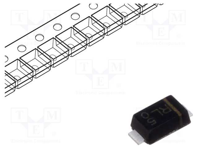 SCHOTTKY TASASUUNTAUSDIODI - SOD123F - SMD - 20V - 1A - RULLA,TEIPPI - Diodit - MBR1020VL-R1 - 1