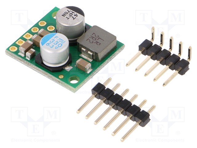 STEP DOWN MUUNNIN - LÄHTÖJÄNNITE 3,3V - TULOJÄNNITE 4,5÷50V - 3,6A - 80÷90% - Virransyöttömuuntimet - POLOLU-3781 - 1