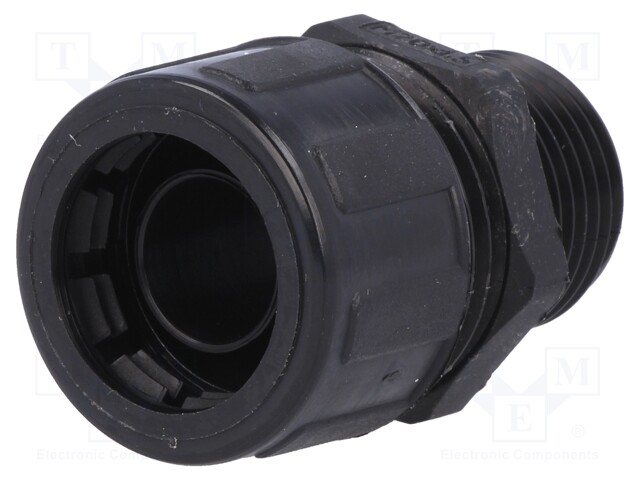 SUORA PÄÄTELIITIN - KIERRE: METRINEN,ULKO-POLYAMIDI - SILVYN® EL - Punosten lisätarvikkeet - SILVYN-MPC-M201 - 1