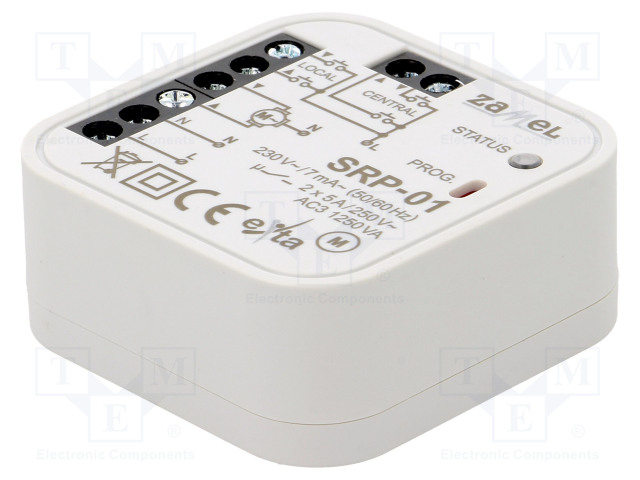 SÄLEKAIHTIMIEN OHJAIN - SMART HOME - RASIA-ASENNUS - 230VAC - NO X2 - IP20 - Rakennusautomatiikka - SRP-01 - 1