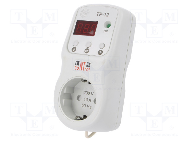 AUTOMATION MODULE: REGULATOR - DIGITAL - TEMPERATURE - 220÷230VAC - Säädinmoduulit - TR-12-1 - 1