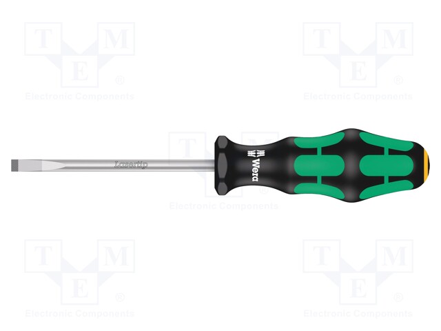 SCREWDRIVER: STANDARD - SLOT - 6X1.2MM - BLADE LENGTH: 100MM - Ruuvimeisselit ja sarjat - WERA.05008061001 - 1