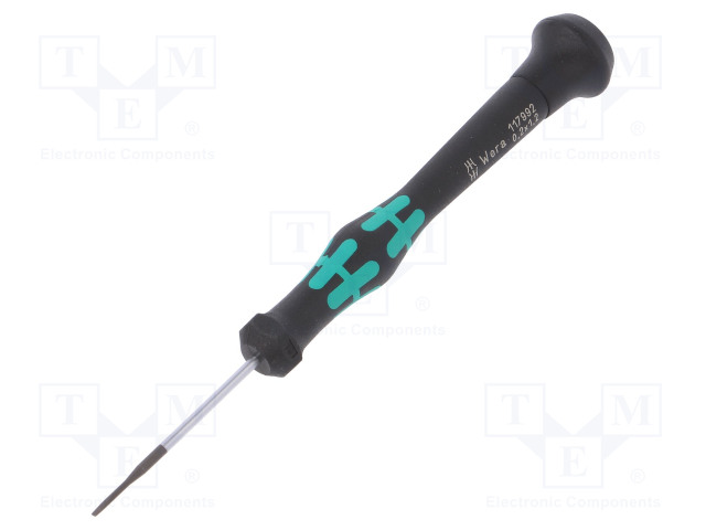 SCREWDRIVER: PRECISION - SLOT - 1.2X0.2MM - BLADE LENGTH: 40MM - Ruuvimeisselit ja sarjat - WERA.05117992001 - 1