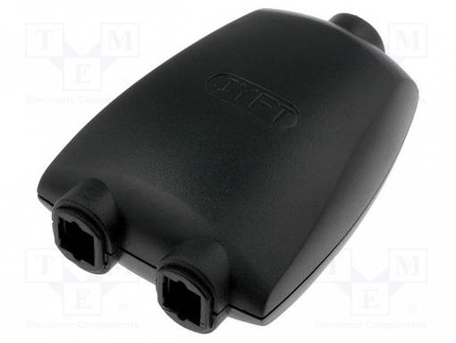 TOSLINK-ELEMENTIT: PISTORASIA - LIITIN: 2X TOSLINK PISTORASIA - Toslink lähettimet ja vastaanottimet - TOSLINK-1 - 1