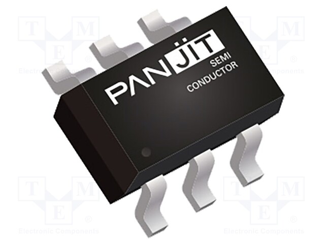 TRANSISTORI: N/P-MOSFET - UNI-POLAARINEN - TÄYDENTÄVÄ PARI - 350MW - Transistorit - PJT7603-R1 - 1