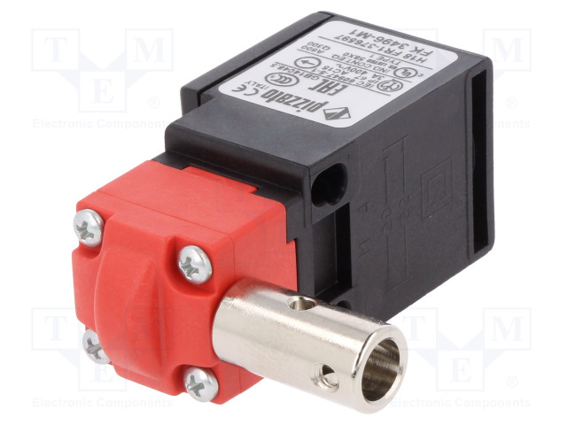 SAFETY SWITCH: HINGED - FK - NC X2 - IP67 - -25÷80°C - MUSTA,PUNAINEN - Turvasaranakytkimet - FK3496-M1 - 1