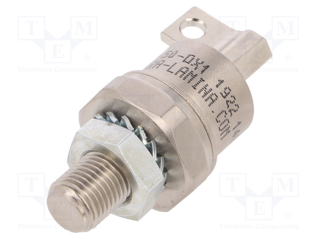 TYRISTORI: RUUVEILLA KIINNITETTÄVÄ - 1KV - IFMAX: 125A - 80A - TO209AC - Tyristorit ja Triacit - T52-80-10-50-X1 - 1