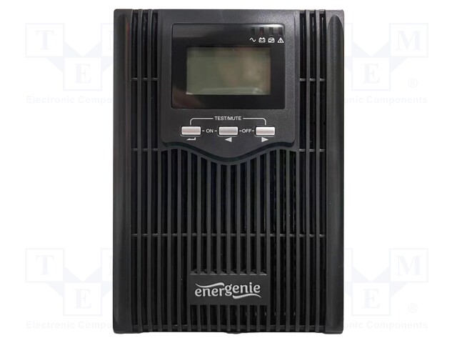 UPS VIRTALÄHDE - 800W - 1KVA - 220V - 144X345X215MM - 7AH - UAKKU: 12V - UPS ja tietokeneen virtalähteet - EG-UPS-PS1000-01 - 1