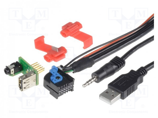 USB/AUX-ADAPTERI - ALFA ROMEO,FIAT,LANCIA - Autopistokelaturit ja virtalähteet - USB.ALFA.01 - 1