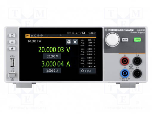 LABORATORY POWER SUPPLY: PROGRAMMABLE - SINGLE-CHANNEL - CH: 1 - Laboratorioteholähteet - NGL201 - 1
