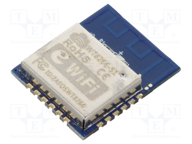 WIFI MODUULI - FTP,HTTP,IPV4,TCP,UDP - SMD - 18,6X15X0,8MM - IoT (WiFi/Bluetooth) moduulit - WT8266-S1 - 1