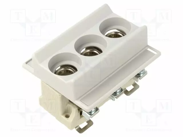 VAROKEPESÄ - D01 - DIN-KISKOLLE - 25A - 400VAC - NAVAT: 3 - 400VDC - Sulakepitimet - 002221021 - 1