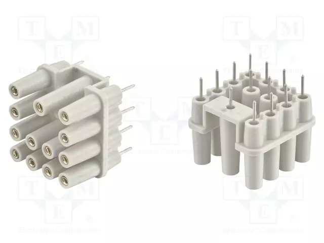 ASENNUSADAPTERI - HAN Q12/0 PCB ADAPTER - Erikoisliittimet - 09120129901 - 1