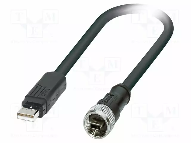 KAAPELI - USB 2.0 - USB A PISTOKE,USB B PIENOISPISTOKE - 2M - MUSTA - USB kaapelit ja adapterit - 1420171 - 1