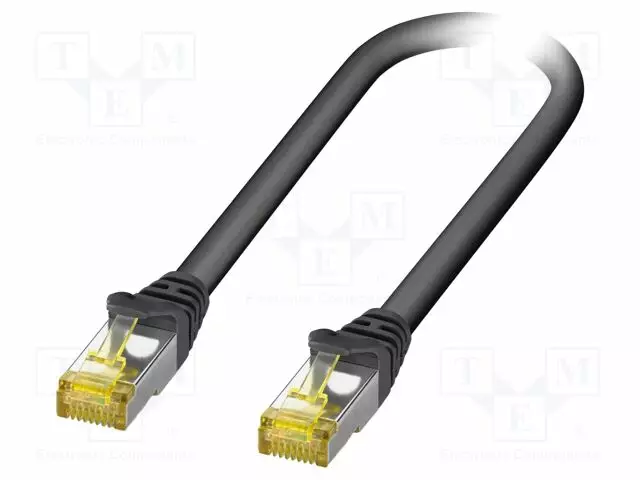 PATCH KAAPELI - S/FTP - CAT 6A - RJ45-PISTOKE,MOLEMMIN PUOLIN - LANKA - RJ45 Ethernet kaapelit - 1639421 - 1
