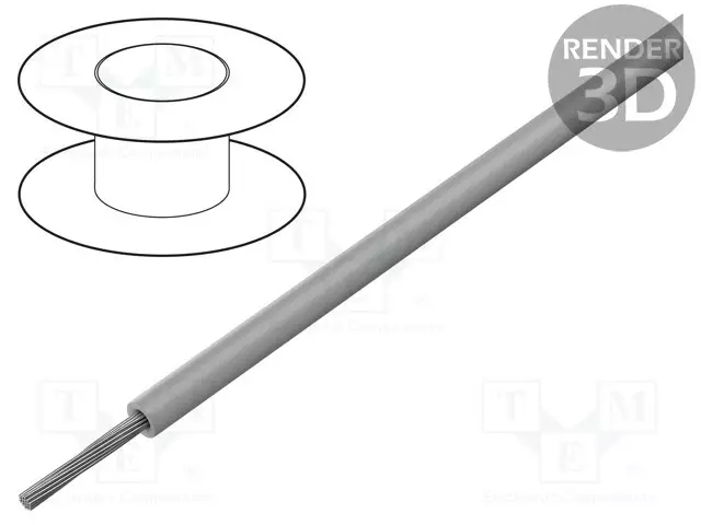 JOHTO - BETATHERM® 145 - 1X1MM2 - CU - HARMAA - -55÷145°C - Lämmönkestävät kaapelit - 3610-0100-21 - 1