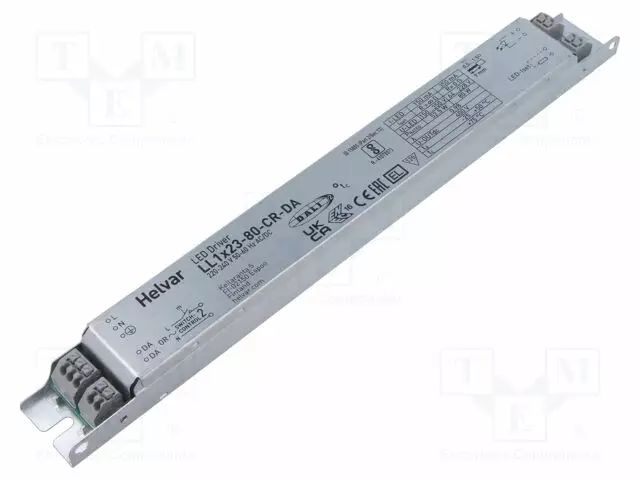 VIRTALÄHDE: IMPULSSI - LED - DALI 2 - 80W - 64÷350VDC - 150÷350MA - IP20 - LED teholähteet - 5723001 - 1