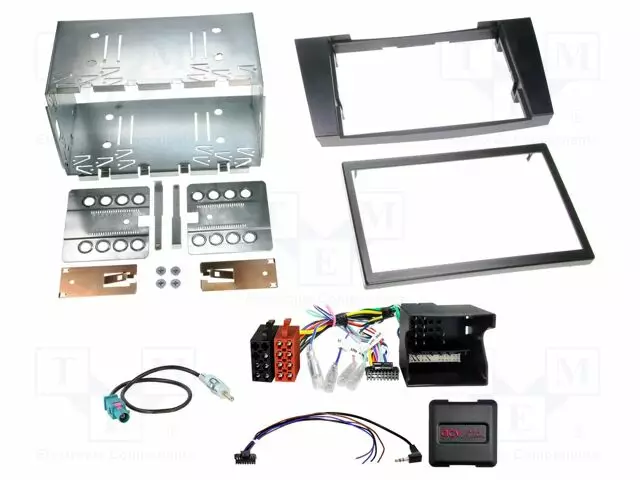 RATTIOHJAIN ADAPTERI- MERCEDES - MUSTA - VERSIO: 2 DIN - Adapterijohdot - 621190-21-1 - 1