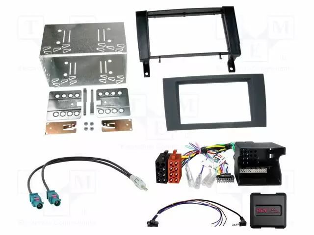 RATTIOHJAIN ADAPTERI- MERCEDES - MUSTA - VERSIO: 2 DIN - Adapterijohdot - 621190-24-1 - 1
