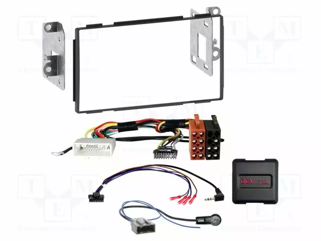 RATTIOHJAIN ADAPTERI- NISSAN - DIN,ISO - MUSTA - Adapterijohdot - 621210-01-1 - 1